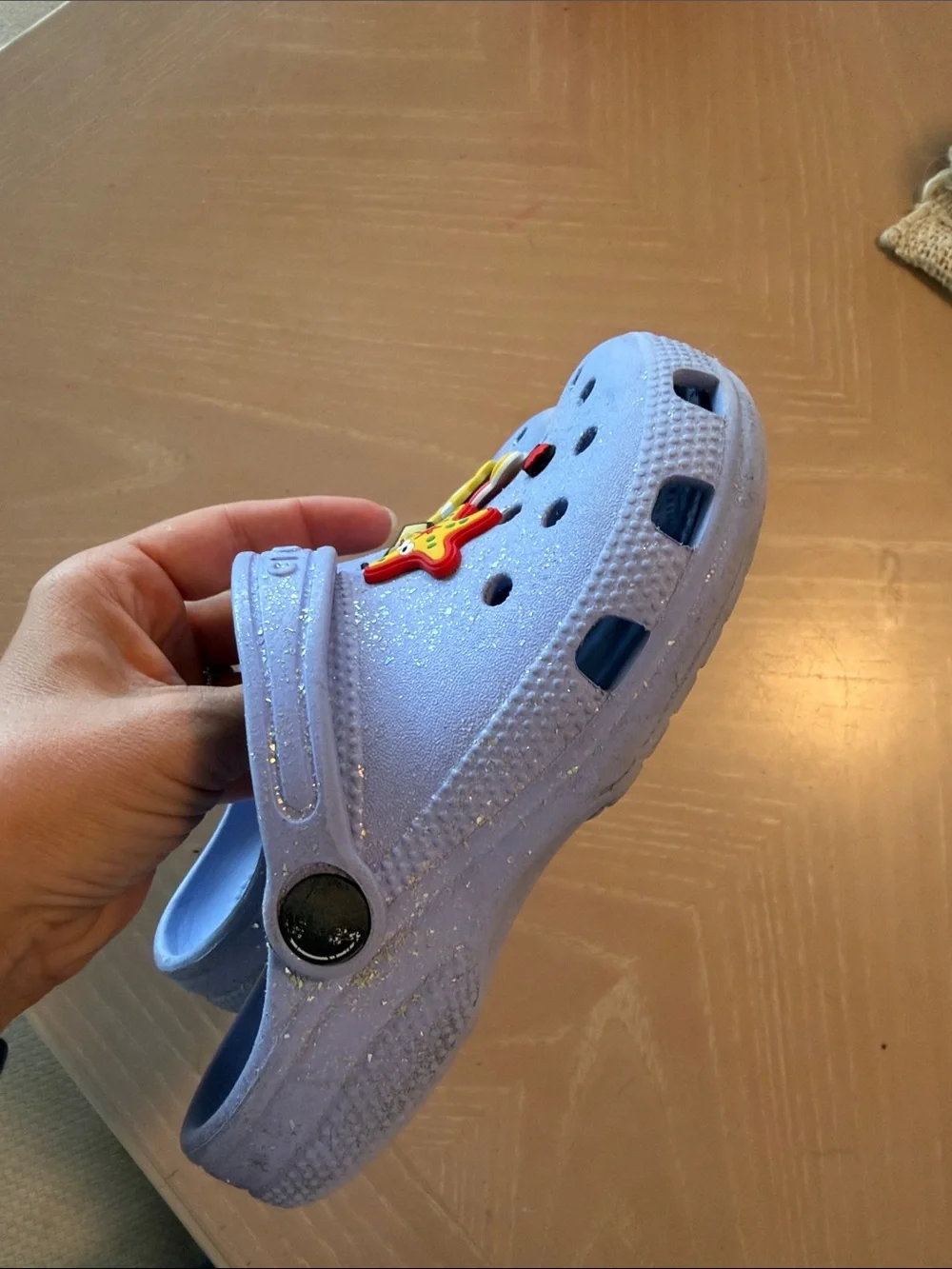 CROCS Kids Light Purple Clog with Colorful Jibbitz